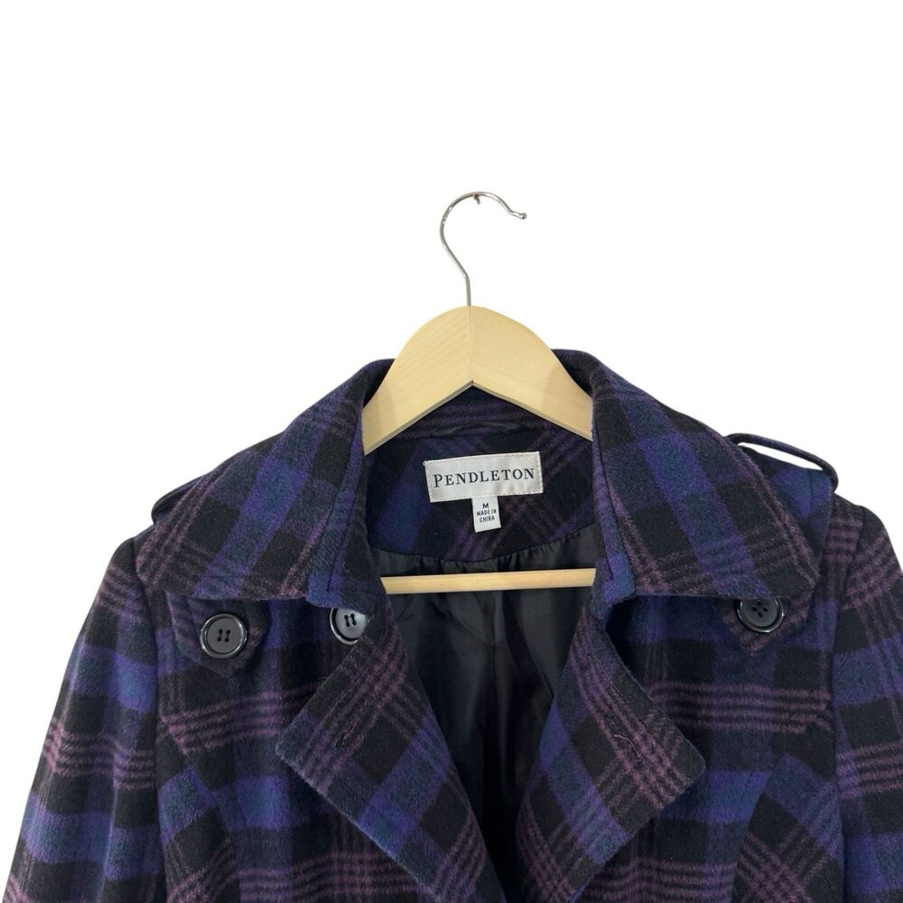 Pendleton Medium Plaid Button Jacket Wool Blend C… - image 10